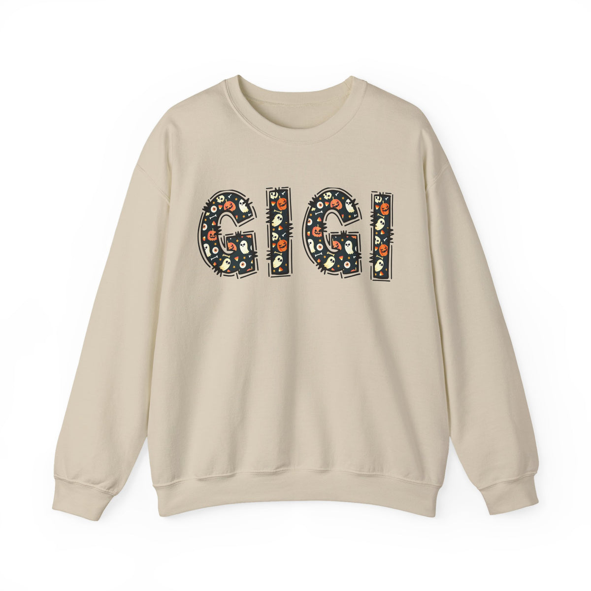 GIGI Pumpkin Skull Halloween Sweatshirt | Grandma Grandmother Mamaw Autumn Crew Sweater