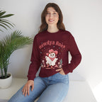 Crewneck Sweatshirt — “Howdya Boo?” Cute Western Cowboy Cowgirl Ghost Halloween Pullover