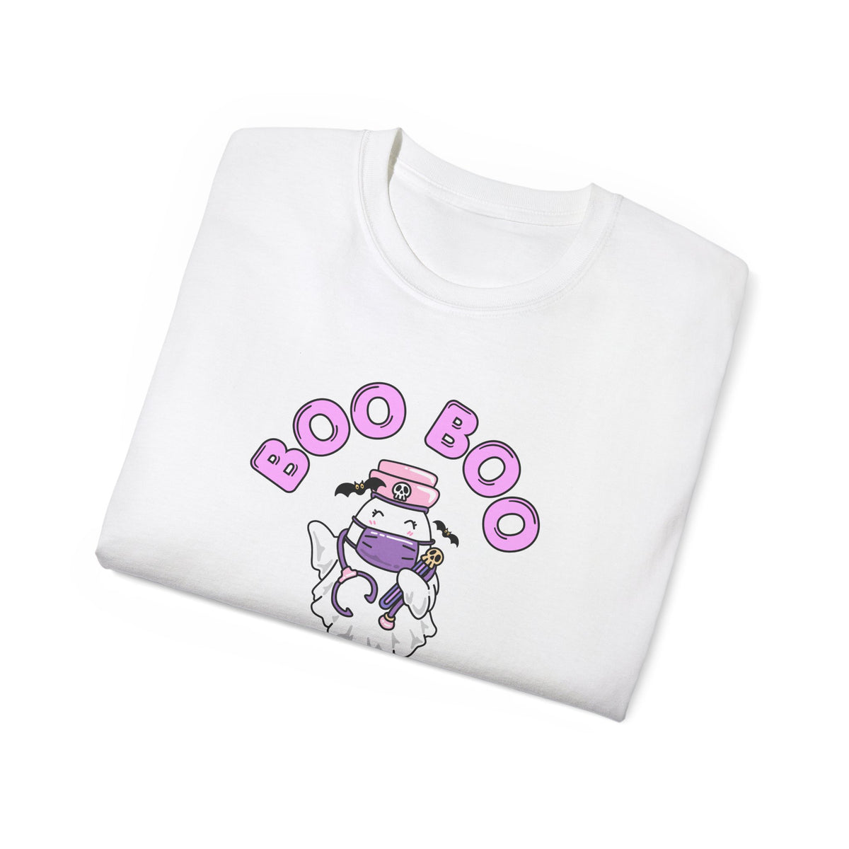 Boo Boo Crew Tee — Cute Nurse Ghosts Nursing RN Halloween T‑Shirt