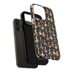 Cute Halloween Ducks phone case Black | Tough Magnetic Case