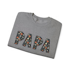 Papa Pumpkin Skull Halloween Sweatshirt | Dad Father Grandpa Grandfather Autumn Crew Halloween Sweater