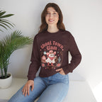 Crewneck Sweatshirt — “Ghost Town Glam” Cute Western Cowboy Cowgirl Ghost Halloween Pullover