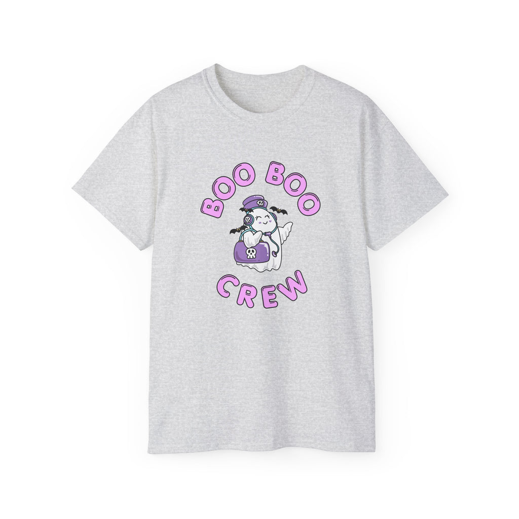 Boo Boo Crew Tee — Cute Travel Nurse RN PRN DR Triage Ghosts Nursing Pharmacy Halloween T‑Shirt