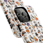 Cute Halloween Ducks phone case White| Tough Magnetic Case
