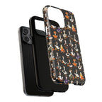 Cute Halloween Ducks phone case Black | Tough Magnetic Case