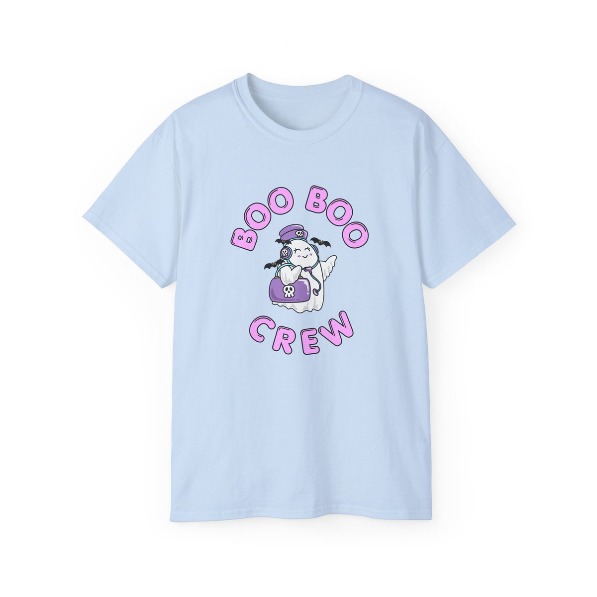 Boo Boo Crew Tee — Cute Travel Nurse RN PRN DR Triage Ghosts Nursing Pharmacy Halloween T‑Shirt