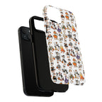Cute Halloween Ducks phone case White| Tough Magnetic Case