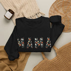 Halloween MAMA sweatshirt | Pumpkin ghost skull lettering crewneck