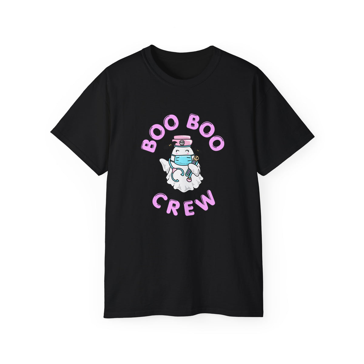 Boo Boo Crew Tee — Cute Nurse RN PRN DR Ghost Nursing Pharmacy Phelbotomy Halloween T‑Shirt