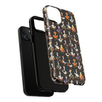 Cute Halloween Ducks phone case Black | Tough Magnetic Case