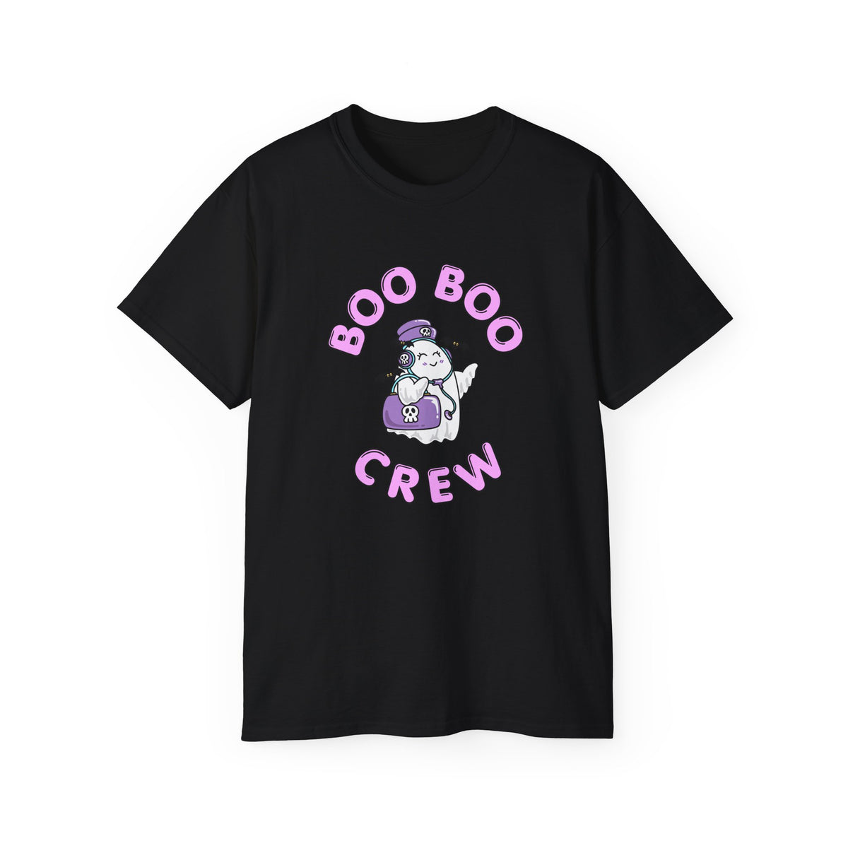 Boo Boo Crew Tee — Cute Travel Nurse RN PRN DR Triage Ghosts Nursing Pharmacy Halloween T‑Shirt
