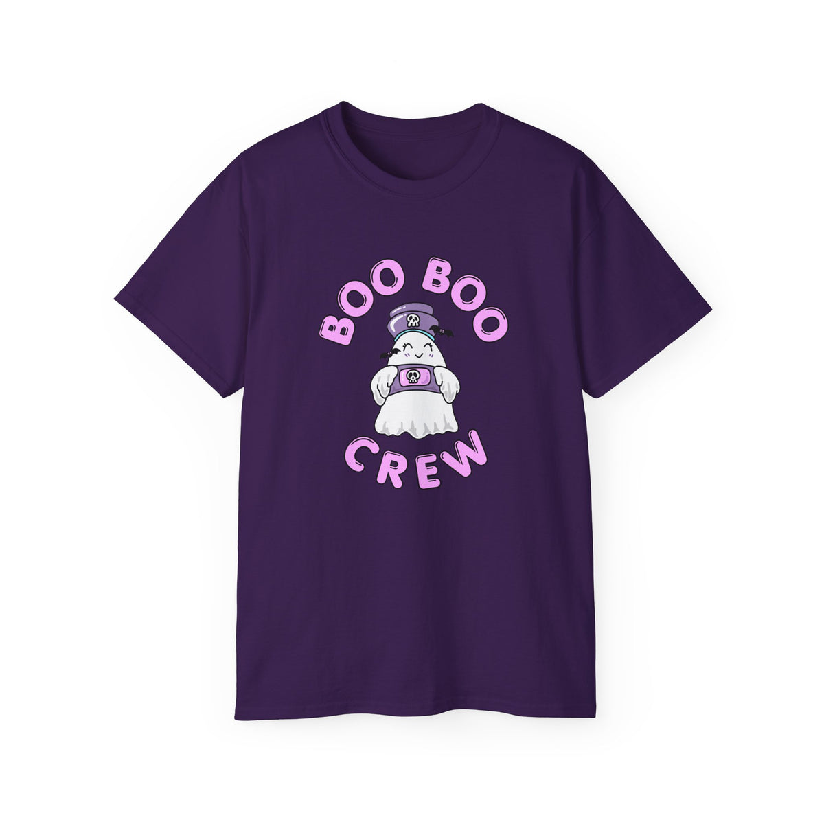 Boo Boo Crew Tee — Cute Nurse RN PRN DR Ghost Nursing Pharmacy Bandaid Halloween T‑Shirt