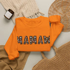 Mamaw Pumpkin Skull Halloween Sweatshirt | Grandma Embroidered Autumn Crew