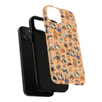 Cute Halloween Ducks phone case Orange | Tough Magnetic Case