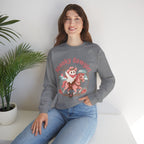 Crewneck Sweatshirt — “Spooky Cowgirl” Cute Western Cowboy Cowgirl Ghost Halloween Pullover