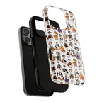 Cute Halloween Ducks phone case White| Tough Magnetic Case