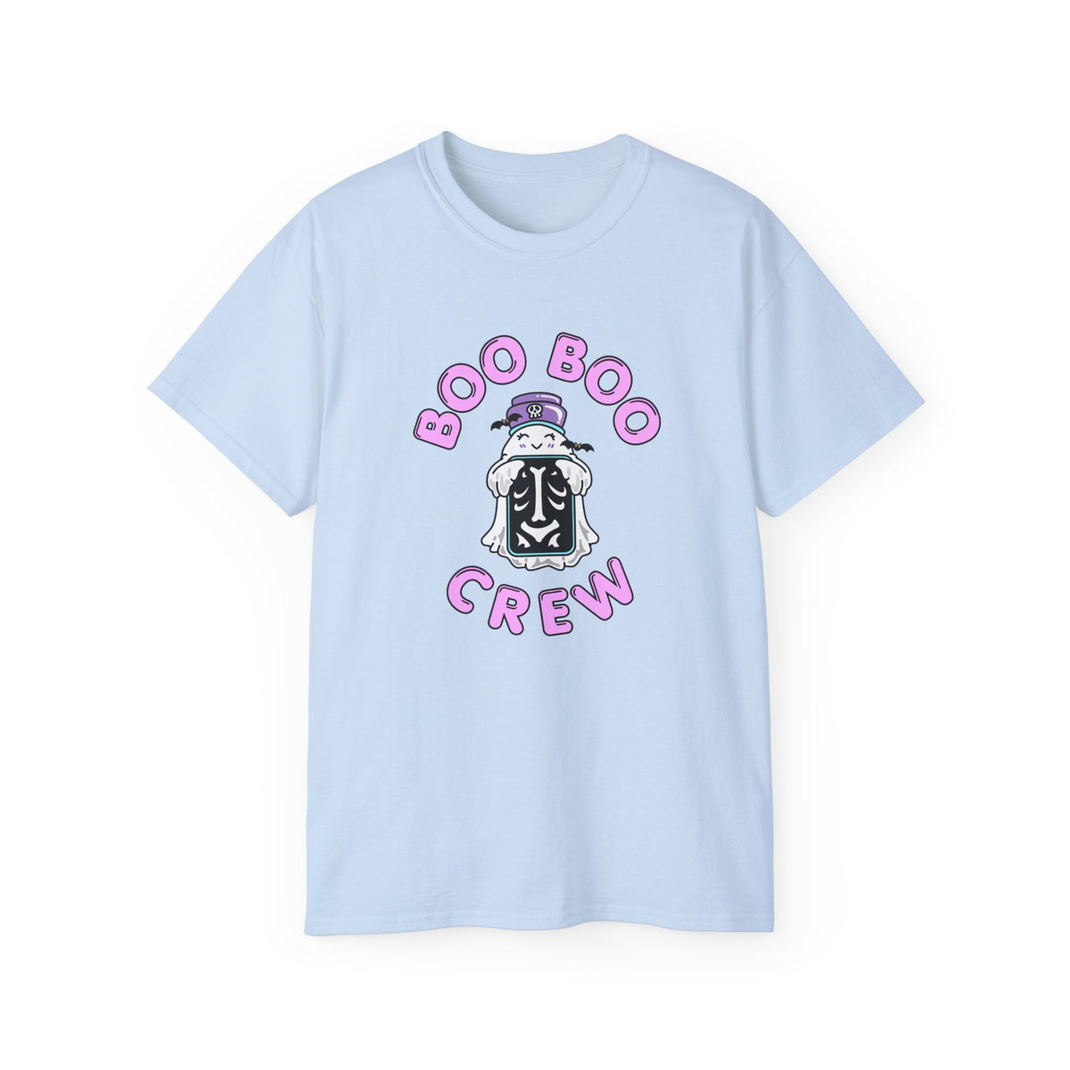 Boo Boo Crew Tee — Cute Radiology XRAY Nurse RN PRN DR Ghost Nursing Pharmacy Halloween T‑Shirt