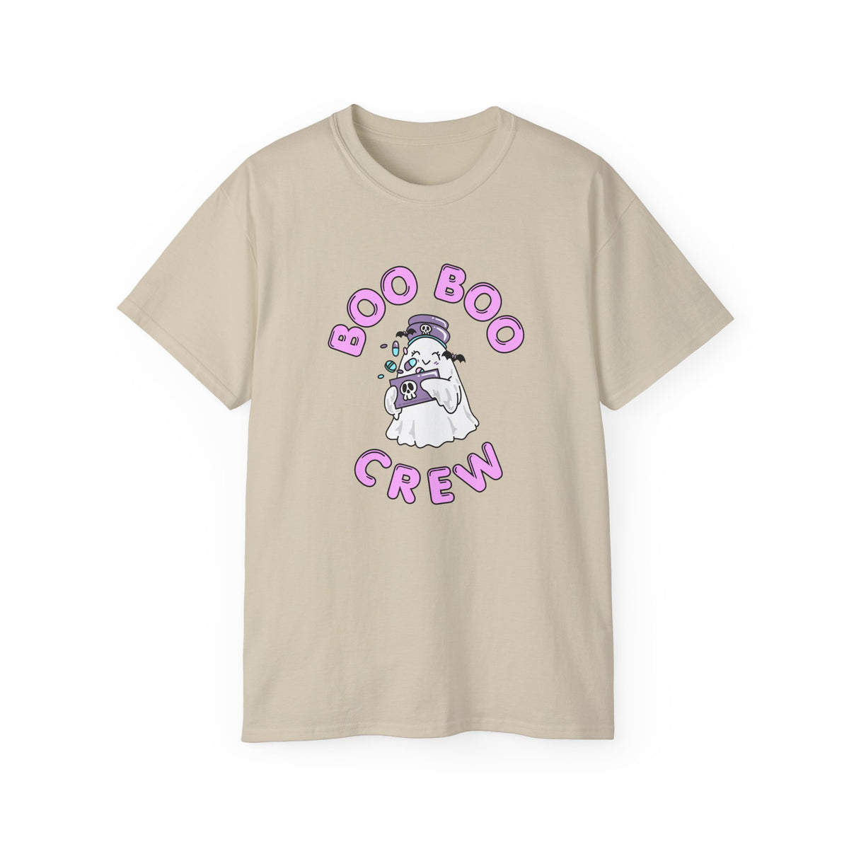 Boo Boo Crew Tee — Cute Nurse RN PRN DR Ghost Nursing Pharmacy Tech Halloween T‑Shirt