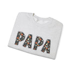 Papa Pumpkin Skull Halloween Sweatshirt | Dad Father Grandpa Grandfather Autumn Crew Halloween Sweater