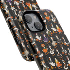 Cute Halloween Ducks phone case Black | Tough Magnetic Case