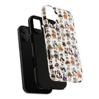 Cute Halloween Ducks phone case White| Tough Magnetic Case