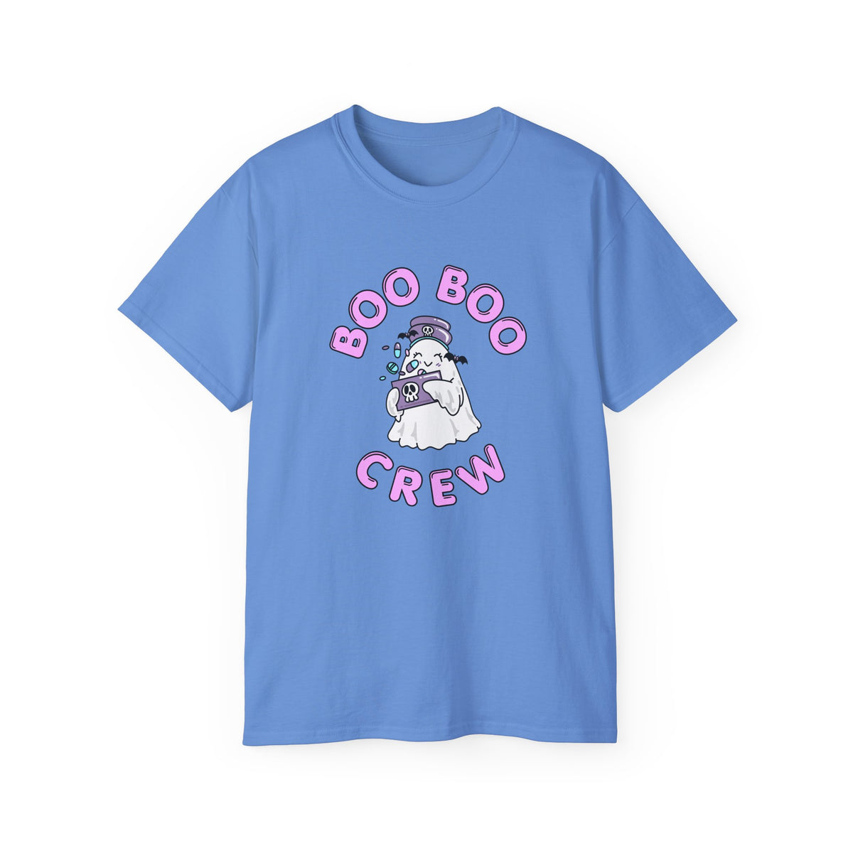 Boo Boo Crew Tee — Cute Nurse RN PRN DR Ghost Nursing Pharmacy Tech Halloween T‑Shirt