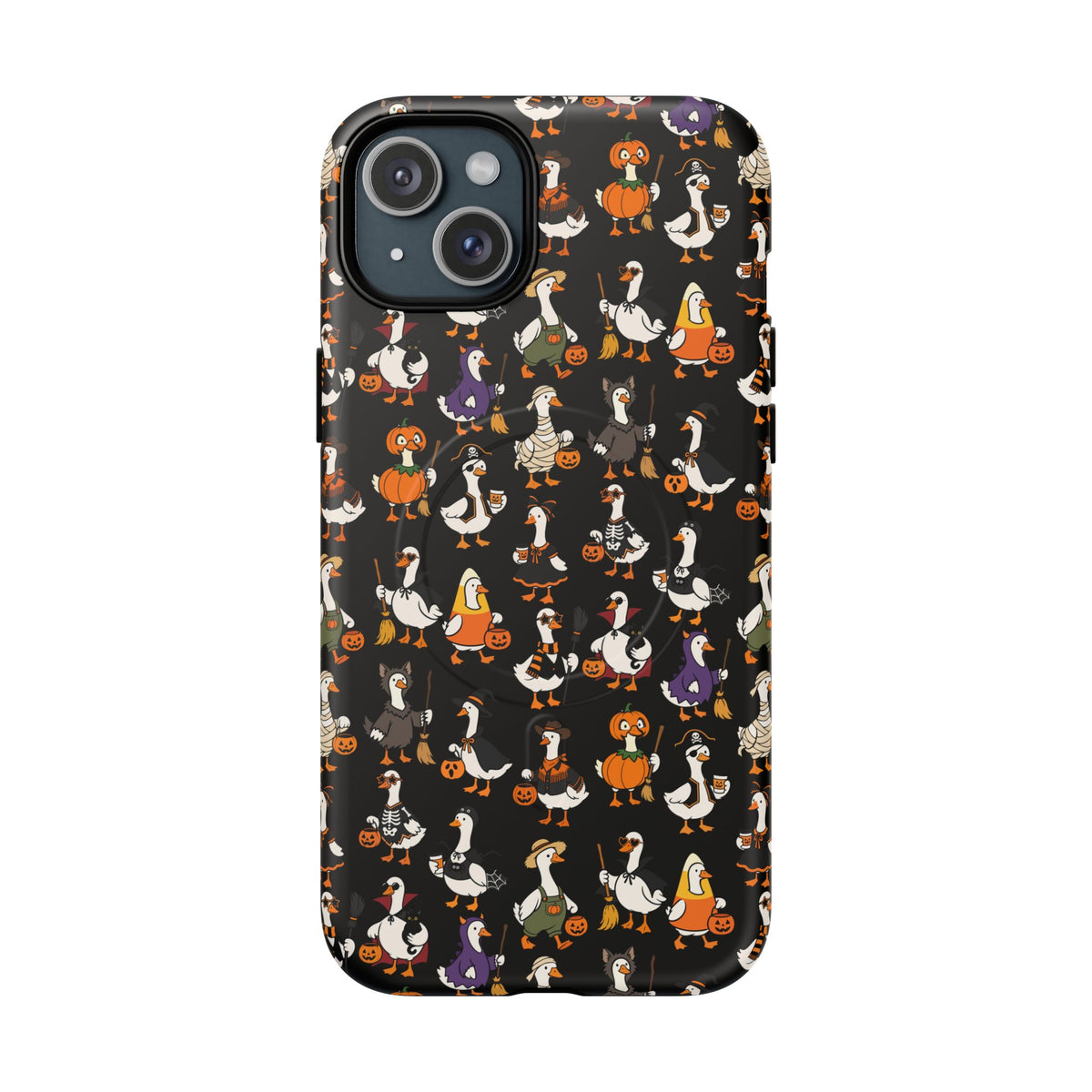 Cute Halloween Ducks phone case Black | Tough Magnetic Case