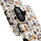 Cute Halloween Ducks phone case White| Tough Magnetic Case