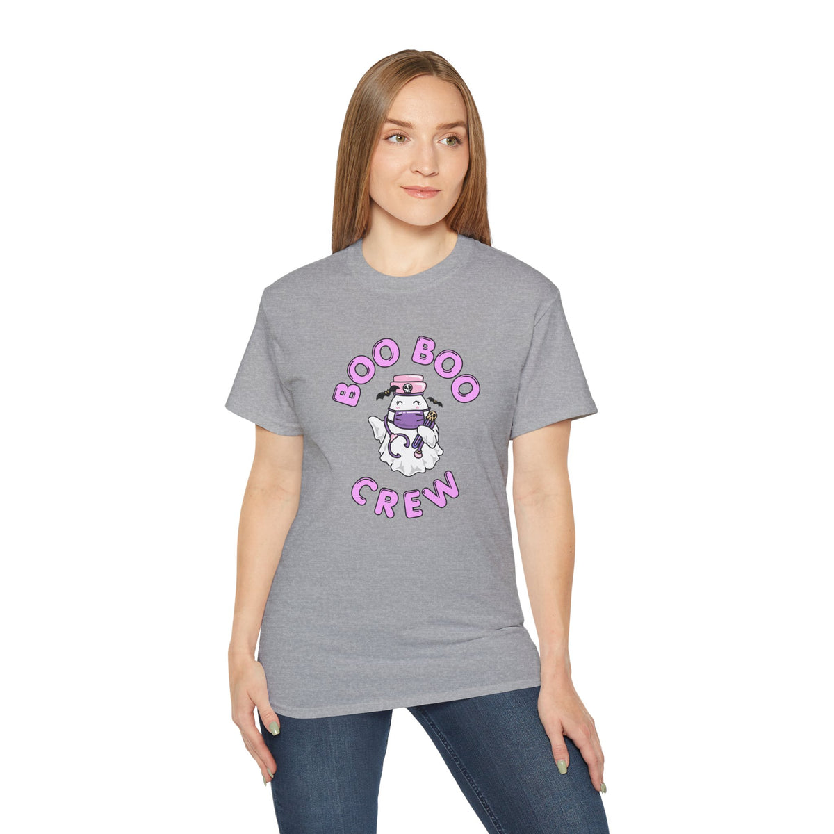 Boo Boo Crew Tee — Cute Nurse Ghosts Nursing RN Halloween T‑Shirt