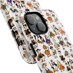 Cute Halloween Ducks phone case White| Tough Magnetic Case