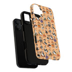Cute Halloween Ducks phone case Orange | Tough Magnetic Case