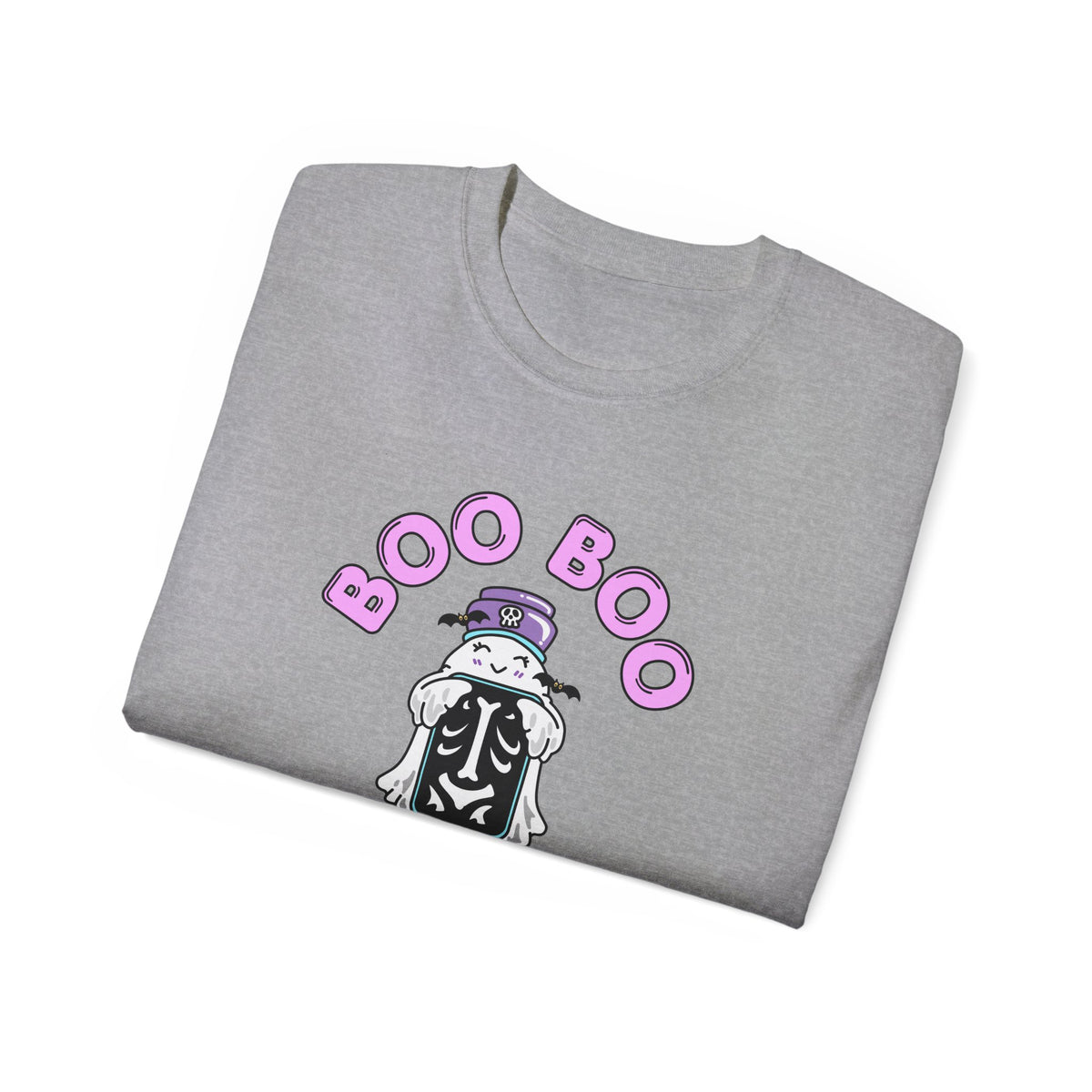 Boo Boo Crew Tee — Cute Radiology XRAY Nurse RN PRN DR Ghost Nursing Pharmacy Halloween T‑Shirt