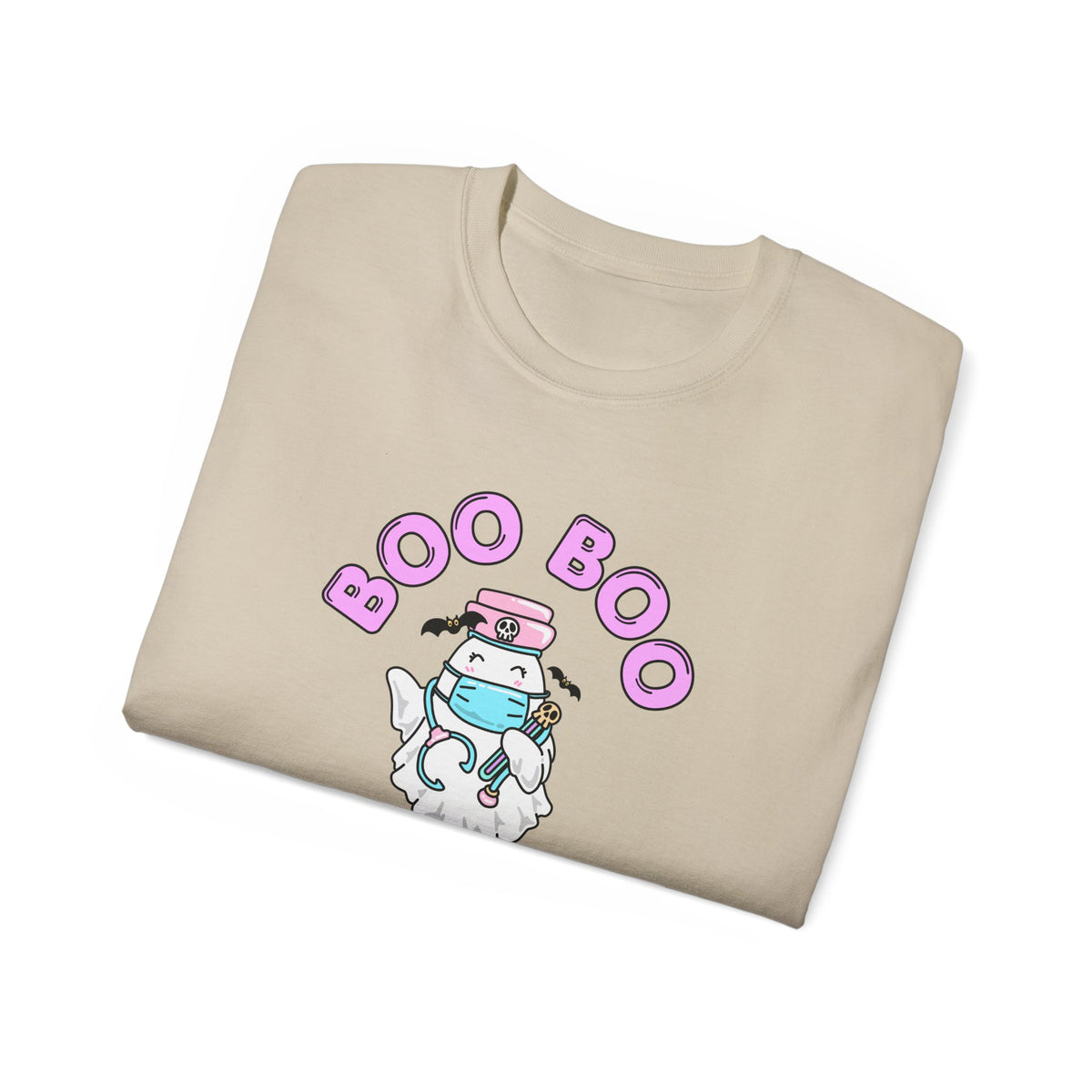 Boo Boo Crew Tee — Cute Nurse RN PRN DR Ghost Nursing Pharmacy Phelbotomy Halloween T‑Shirt