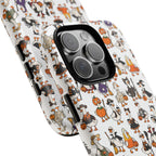 Cute Halloween Ducks phone case White| Tough Magnetic Case