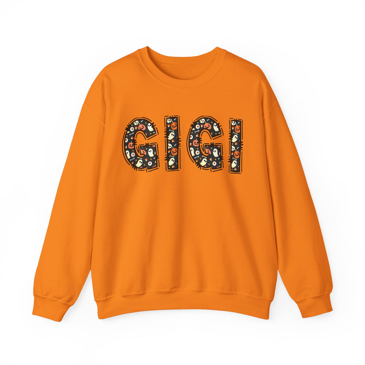 GIGI Pumpkin Skull Halloween Sweatshirt | Grandma Grandmother Mamaw Autumn Crew Sweater
