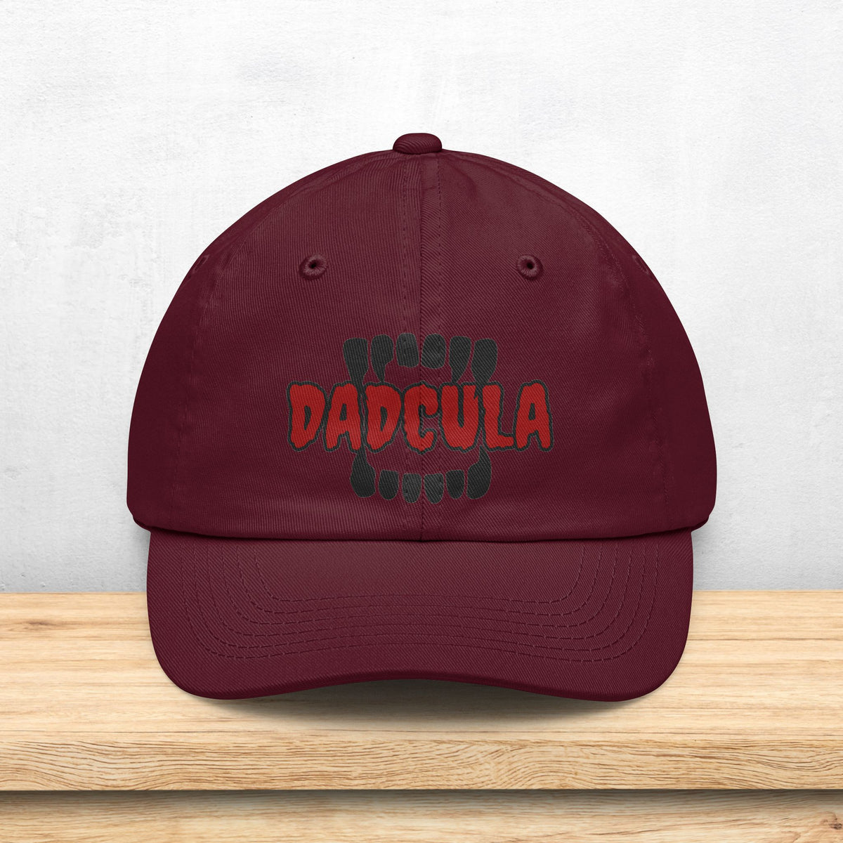 Dadcula vampire teeth Dad Hat | Halloween novelty cap