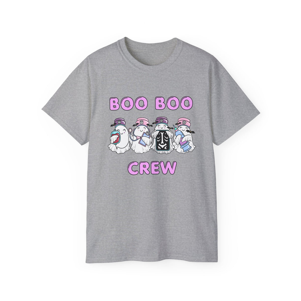 Boo Boo Crew Tee — Cute Nurse Ghosts Nursing Halloween T‑Shirt