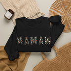 Mamaw Pumpkin Skull Halloween Sweatshirt | Grandma Embroidered Autumn Crew