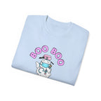 Boo Boo Crew Tee — Cute Nurse RN PRN DR Ghost Nursing Pharmacy Phelbotomy Halloween T‑Shirt