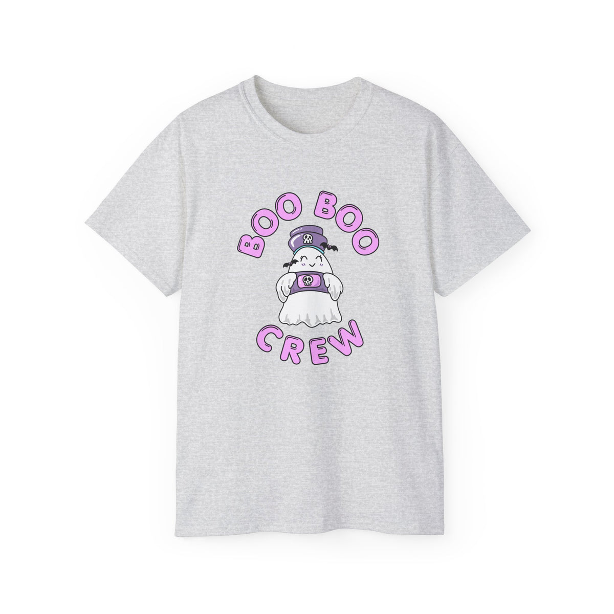 Boo Boo Crew Tee — Cute Nurse RN PRN DR Ghost Nursing Pharmacy Bandaid Halloween T‑Shirt