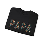 Papa Pumpkin Skull Halloween Sweatshirt | Dad Father Grandpa Grandfather Autumn Crew Halloween Sweater