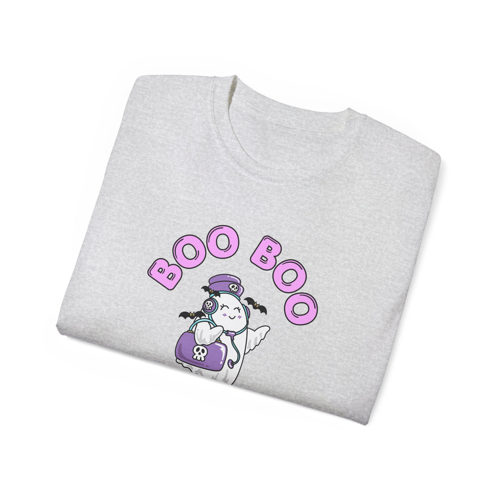 Boo Boo Crew Tee — Cute Travel Nurse RN PRN DR Triage Ghosts Nursing Pharmacy Halloween T‑Shirt
