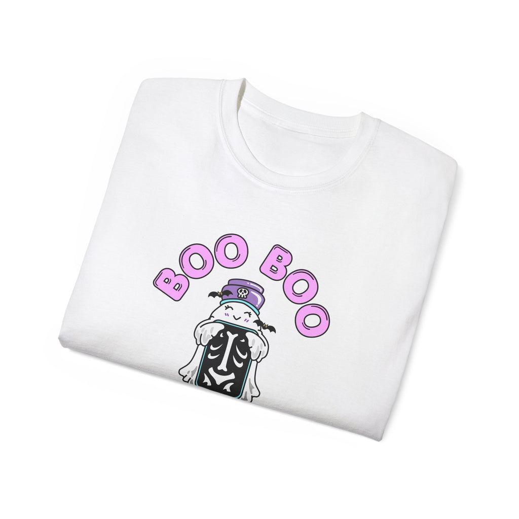 Boo Boo Crew Tee — Cute Radiology XRAY Nurse RN PRN DR Ghost Nursing Pharmacy Halloween T‑Shirt