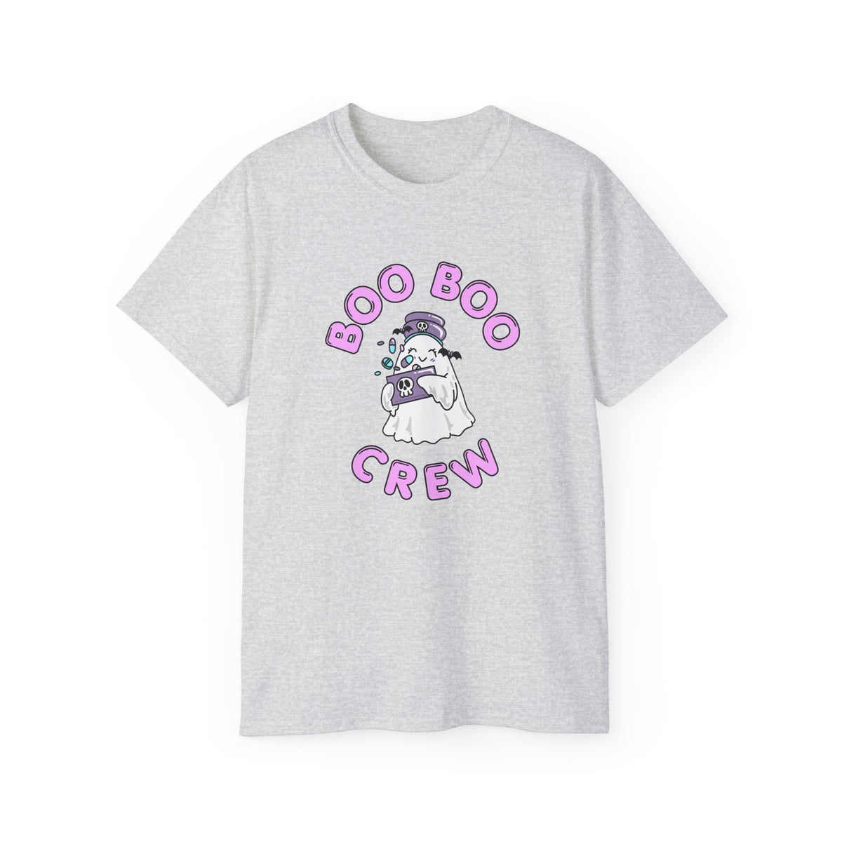 Boo Boo Crew Tee — Cute Nurse RN PRN DR Ghost Nursing Pharmacy Tech Halloween T‑Shirt