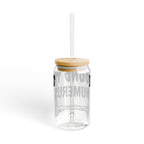 I Found the Humerus Sipper Glass | 16oz Bone Graphic