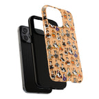 Cute Halloween Ducks phone case Orange | Tough Magnetic Case