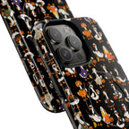 Cute Halloween Ducks phone case Black | Tough Magnetic Case