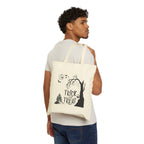 Trick or Treat Halloween Candy Canvas Tote Bag