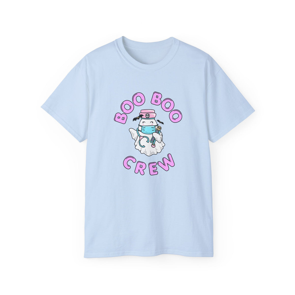 Boo Boo Crew Tee — Cute Nurse RN PRN DR Ghost Nursing Pharmacy Phelbotomy Halloween T‑Shirt