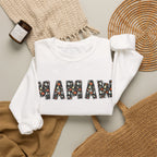 Mamaw Pumpkin Skull Halloween Sweatshirt | Grandma Embroidered Autumn Crew